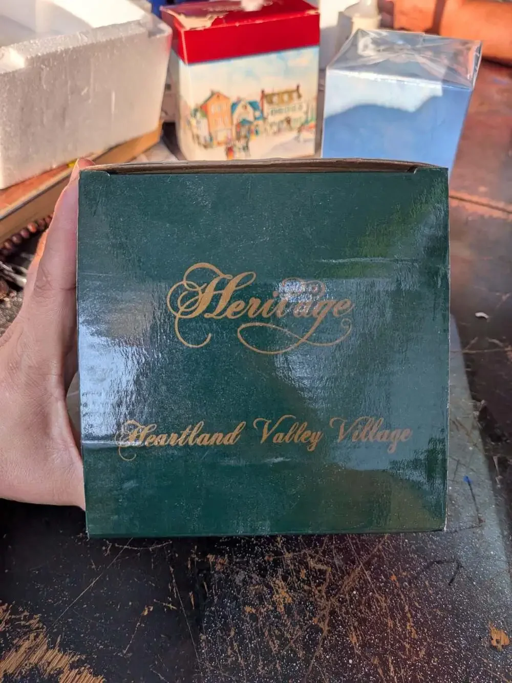 Dickens Keepsake Heartland Valley Village Porcelain Fountain Accessory